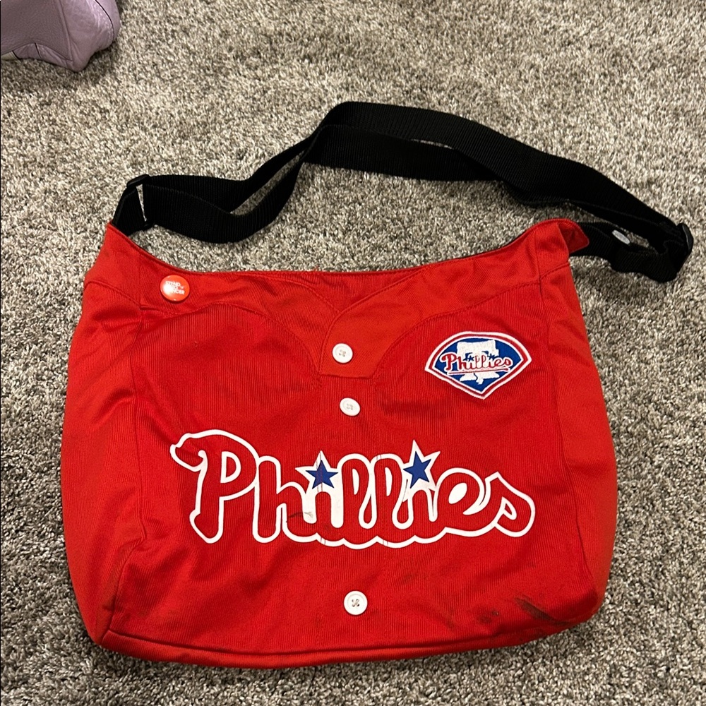 Red Phillies Satchel Bag